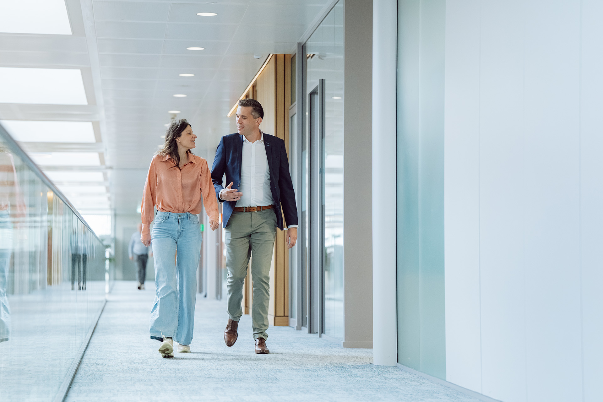 Collega's van JBT Marel op kantoor